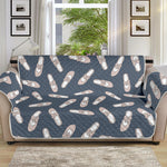 Pink Ballet Shoes Pattern Print Sofa Protector