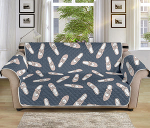 Pink Ballet Shoes Pattern Print Sofa Protector