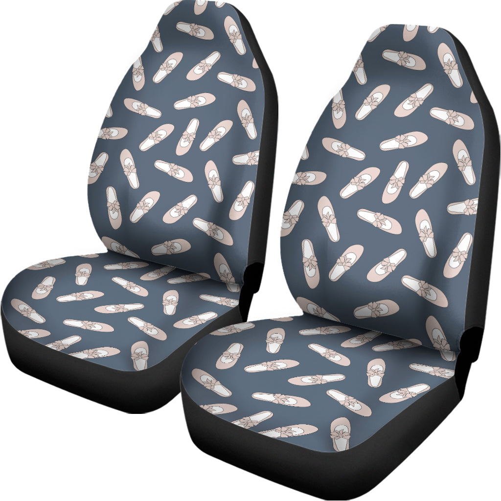 Pink Ballet Shoes Pattern Print Universal Fit Car Seat Covers