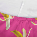 Pink Banana Pattern Print Sofa Cover