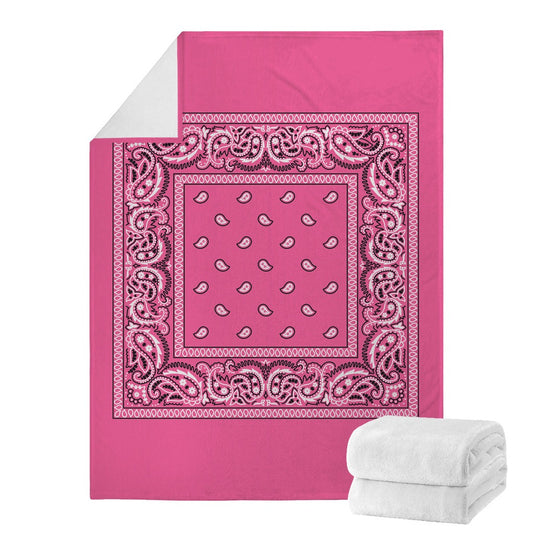Pink Bandana Blanket