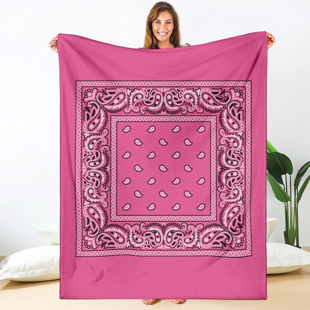 Pink Bandana Blanket
