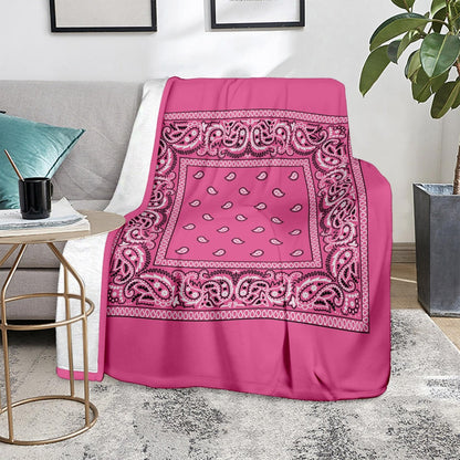 Pink Bandana Blanket