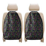 Pink Blue And Green Paisley Print Car Seat Organizers