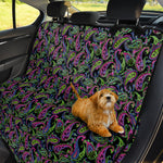 Pink Blue And Green Paisley Print Pet Car Back Seat Cover