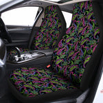 Pink Blue And Green Paisley Print Universal Fit Car Seat Covers