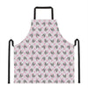 Pink Boston Terrier Plaid Print Apron