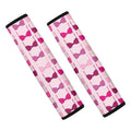 Pink Bra Breast Cancer Pattern Print Car Seat Belt Covers