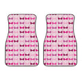 Pink Bra Breast Cancer Pattern Print Front Car Floor Mats