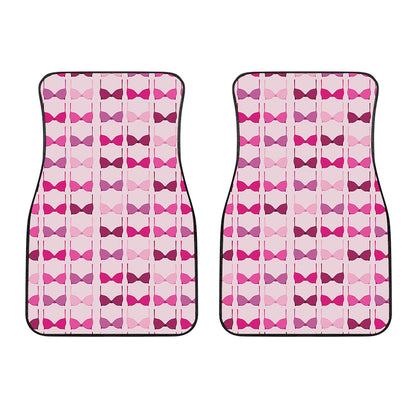 Pink Bra Breast Cancer Pattern Print Front Car Floor Mats