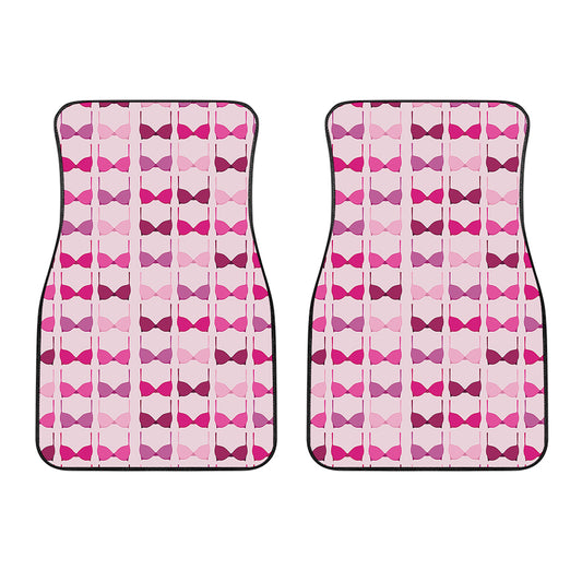 Pink Bra Breast Cancer Pattern Print Front Car Floor Mats