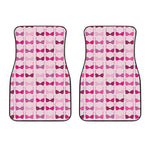 Pink Bra Breast Cancer Pattern Print Front Car Floor Mats
