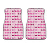 Pink Bra Breast Cancer Pattern Print Front Car Floor Mats