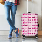 Pink Bra Breast Cancer Pattern Print Luggage Cover