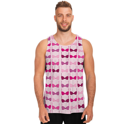 Pink Bra Breast Cancer Pattern Print Men's Tank Top