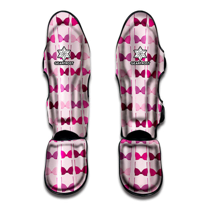 Pink Bra Breast Cancer Pattern Print Muay Thai Shin Guard