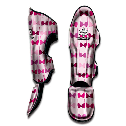 Pink Bra Breast Cancer Pattern Print Muay Thai Shin Guard