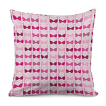 Pink Bra Breast Cancer Pattern Print Pillow Cover