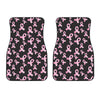 Pink Breast Cancer Ribbon Pattern Print Front Car Floor Mats