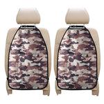 Pink Brown Camouflage Print Car Seat Organizers