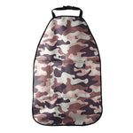 Pink Brown Camouflage Print Car Seat Organizers