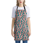 Pink Cactus Pattern Print Apron