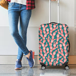 Pink Cactus Pattern Print Luggage Cover