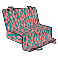 Pink Cactus Pattern Print Pet Car Back Seat Cover