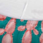 Pink Cactus Pattern Print Sofa Cover
