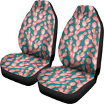 Pink Cactus Pattern Print Universal Fit Car Seat Covers