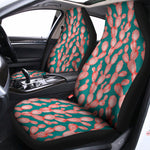 Pink Cactus Pattern Print Universal Fit Car Seat Covers