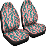 Pink Cactus Pattern Print Universal Fit Car Seat Covers