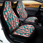 Pink Cactus Pattern Print Universal Fit Car Seat Covers