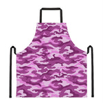 Pink Camouflage Print Apron