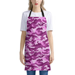 Pink Camouflage Print Apron