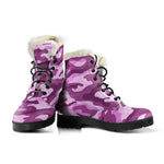Pink Camouflage Print Comfy Boots GearFrost