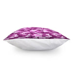 Pink Camouflage Print Pillow Cover