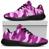 Pink Camouflage Print Sport Shoes GearFrost