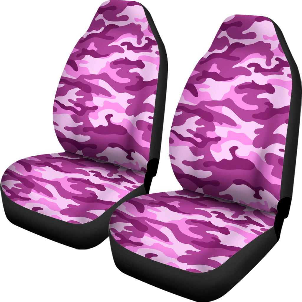 Pink Camouflage Print Universal Fit Car Seat Covers
