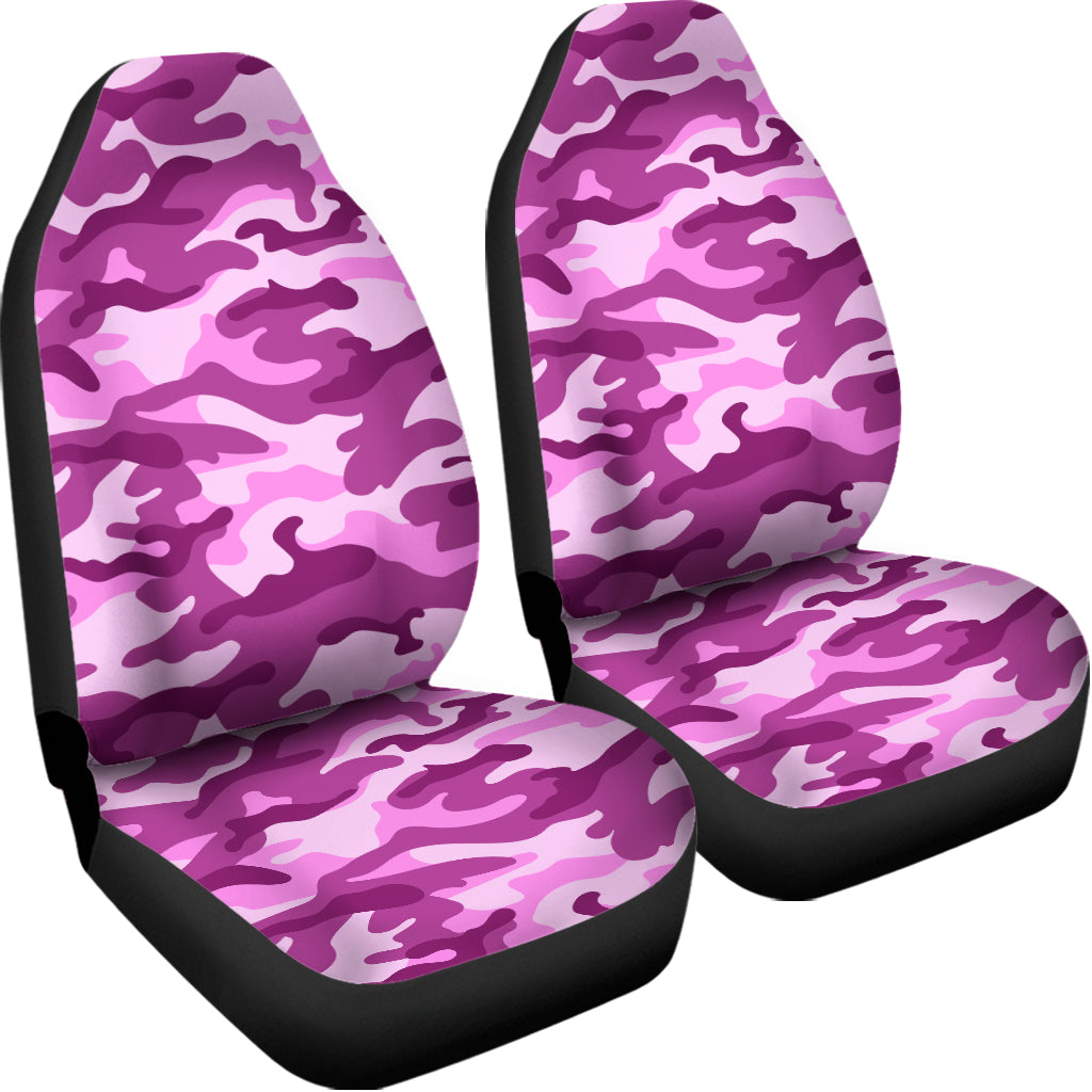 Pink Camouflage Print Universal Fit Car Seat Covers
