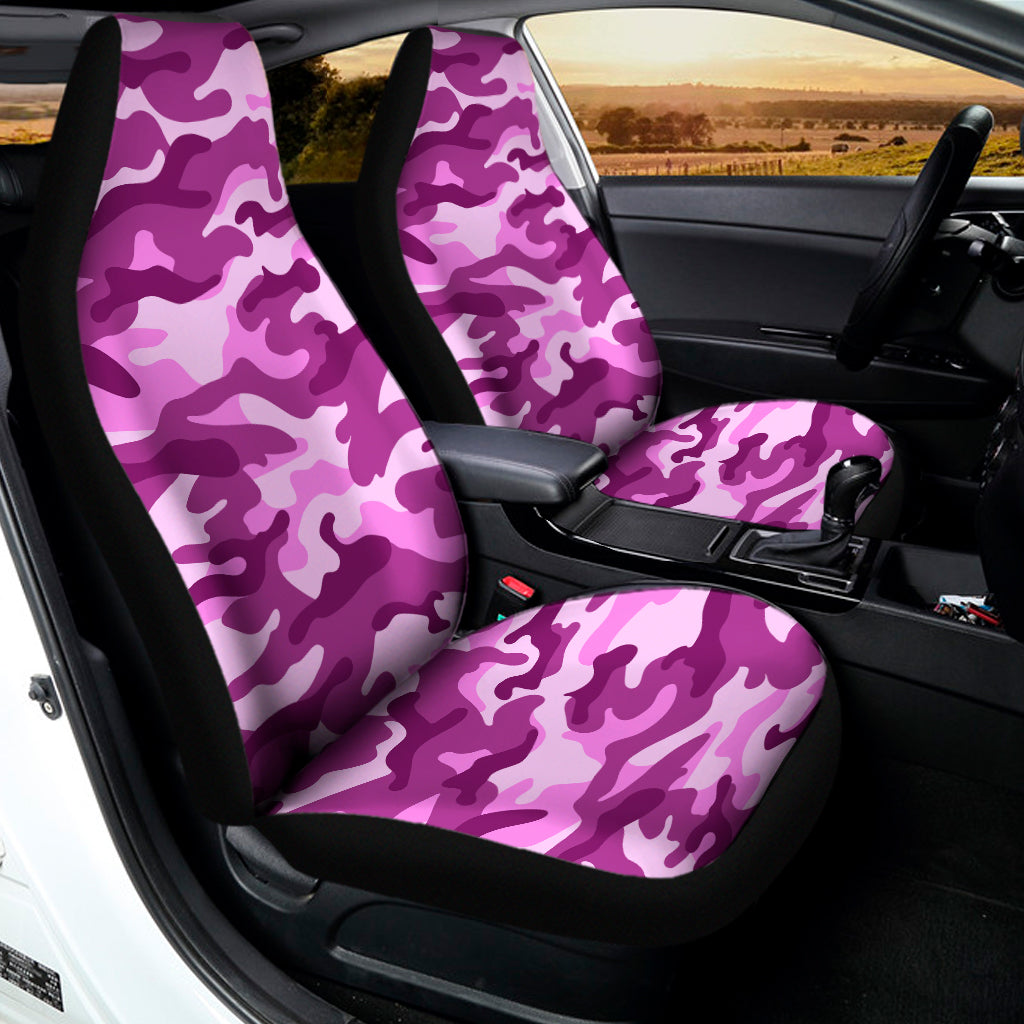 Pink Camouflage Print Universal Fit Car Seat Covers