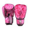 Pink Carnation Flower Print Boxing Gloves