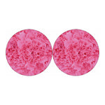 Pink Carnation Flower Print Car Coasters