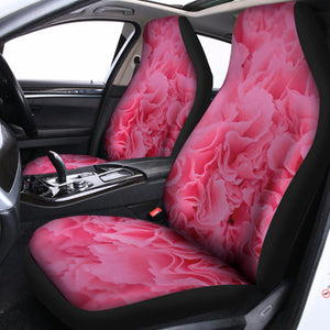 Pink Carnation Flower Print Universal Fit Car Seat Covers