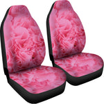 Pink Carnation Flower Print Universal Fit Car Seat Covers