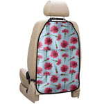 Pink Carnation Pattern Print Car Seat Organizers
