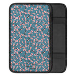 Pink Cherry Blossom Pattern Print Car Center Console Cover