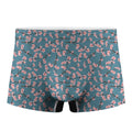 Pink Cherry Blossom Pattern Print Men's Boxer Briefs