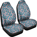 Pink Cherry Blossom Pattern Print Universal Fit Car Seat Covers