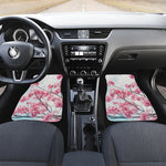 Pink Cherry Blossom Print Front Car Floor Mats